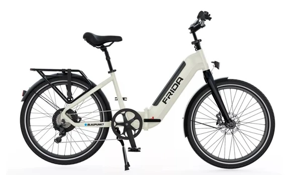 Elektrinis dviratis Blaupunkt Frida, 24", baltas