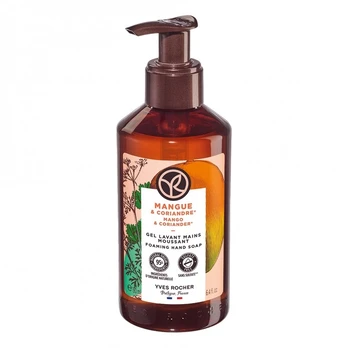 YVES ROCHER MANGO & CORIANDER skystas rankų muilas, 190 ml
