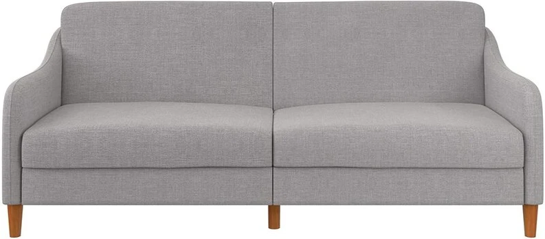 Sofa DHP Jasper Coil, šviesiai pilka