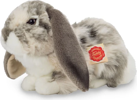 Teddy Hermann - Lying Rabbit grey-white 30 cm (937975)