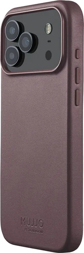 Mujjo Leather Case for iPhone 17 Pro Max -Bronze Red