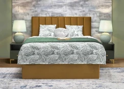 Lova ASENTO 160 bed, mustard ELEMENT#8 kaina