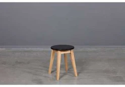 STOOL Juodas TOP ąžuolinė taburetė