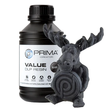 PrimaCreator Value UV/DLP derva - 500ml - Juoda