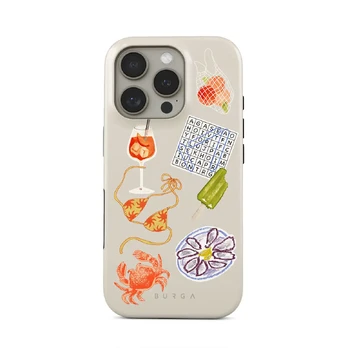 Seaside Muse - iPhone 16 Pro Case, Tough (MagSafe) / N/A