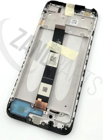 Xiaomi Redmi 9A LCD+Touch+Front cover (Juodas)