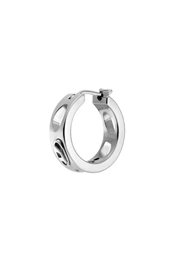 Diesel Round steel single earring DX1664040