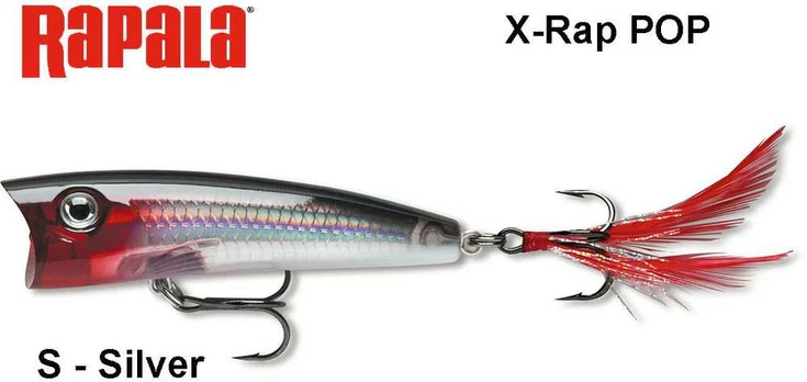 Vobleris Rapala X-Rap Pop XRP Sidabrinis