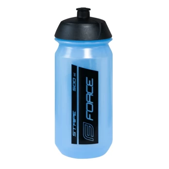 Gertuvė FORCE Stripe 500ml (skaidri/mėlyna)