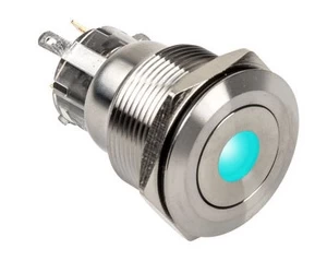 LED apšvietimo jungiklis DimasTech Dot - RGB, sidabro