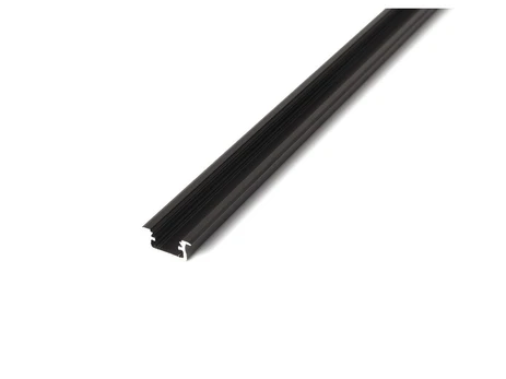Aliuminio profilis B LED juostelėms - juodas - 2 m