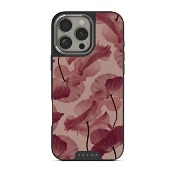 Tender Kiss - iPhone 16 Pro Case, Elite Dark (MagSafe) / Silver
