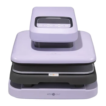 HTVRONT Auto 2 Digit Heat Transfer Press (Purple)