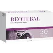 BEOTEBAL 10 mg tabletės N30 kaina