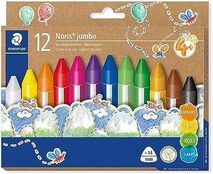 STAEDTLER Wachsmalkreide Noris jumbo 12er-Set retail