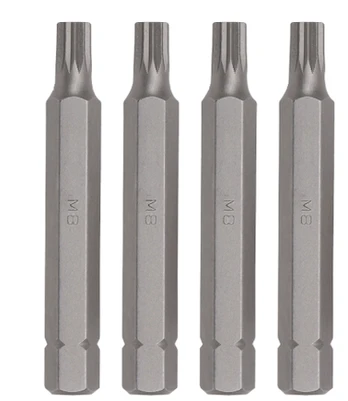 Atsuktuvo antgalis Spline M5 75mm 4vnt