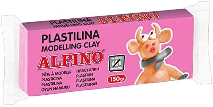 Plastilinas ALPINO, 150 g, rožinis