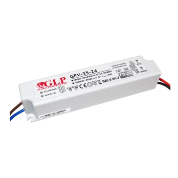 GLP maitinimo šaltinis 24V 36W IP67 (GPV-35-24)