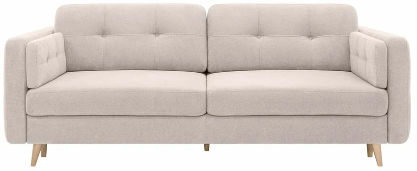 Sofa-lova Cornet, kreminė sp., 109 x 225 cm x 87 cm