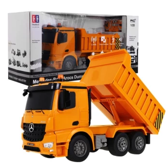 Žaislinė sunkioji technika Double Eagle Mercedes-Benz Arocs E525-003, 35 cm, universali