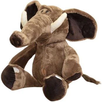 Pliušinis žaislas Dramblys, 22 cm, rudas