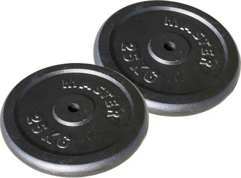 Master Svoriai MASTER ketaus plokštės 25 kg x2
