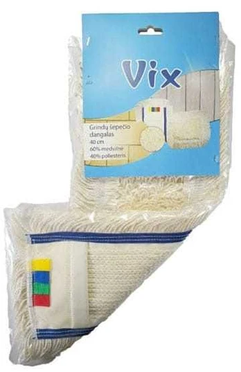 VIX grindų šepečio medvilninis dangalas 40cm