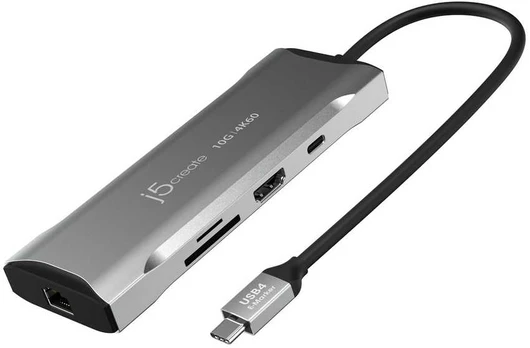 USB šakotuvas j5create 4K60 ELITE USB-C 10GBPS MINI