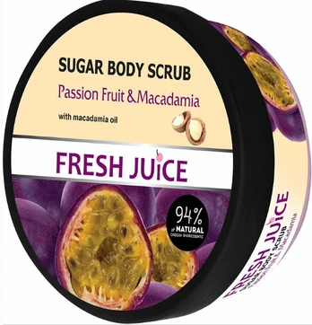 Kūno šveitiklis Fresh Juice Passion Fruit & Macadamia, 225 g