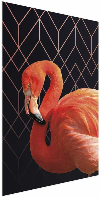 Artgeist Plakatas - Flamingo Solo
