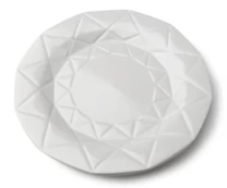 Lėkštė AffekDesign Adel, 24 cm x 24 cm, Ø 24 cm, balta kaina