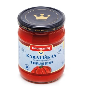 Pomidorų padažas DAUMANTŲ KARALIŠKAS ORIGINALAUS SKONIO, 500 g