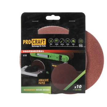 Šlifavimo diskai „ProCraft K150.100” (10 vnt.)