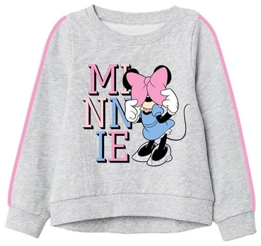 Džemperis mergaitėms Minnie Mouse, pilkas