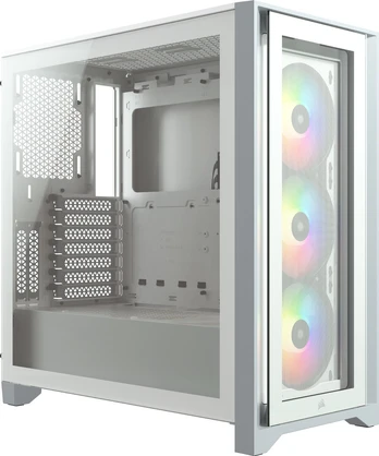 Korpusas Corsair iCUE 4000X, balta