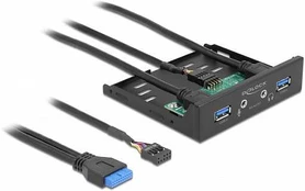 Delock Front Panel 3.5? USB 5 Gbps 2 x USB Typ-A + HD-Audio