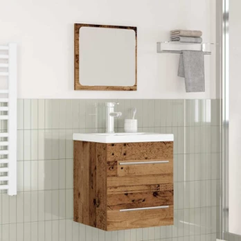 Vonios baldų rinkinys 2 pcs Sena mediena 41 x 38.5 x 48 cm