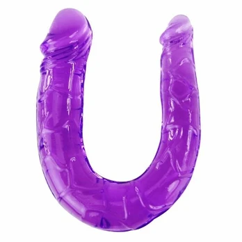 Baile - Dvigubas dildo - DOUBLE DONG violetinis