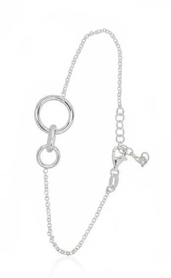 Diamond Sky Jewelry Sidabrinė apyrankė „Sidabrinis Akcentas“