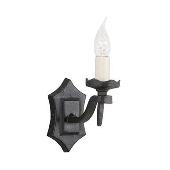 Elstead Lighting sieninis šviestuvas Rectory RY1B-Black, juodas