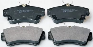 Stabdžių trinkelių rinkinys, diskinis stabdys DENCKERMANN B111237
