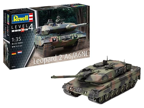 Konstruktorius Revell Leopard 2 A6/A6N 03281, plastikas