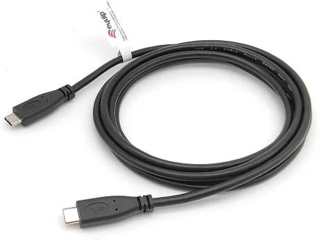 Equip Kabelis USB-C2.0->C 3A PD60W St/St 0.30m juodas