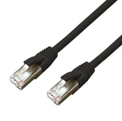 MicroConnect CAT6A S/FTP 1m Juodas LSZH kaina