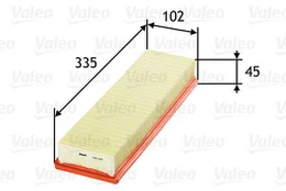 Oro filtras VALEO 585078 kaina