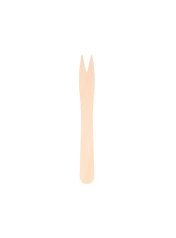Medinės mini šakutės (8,5 cm., 1000 vnt.)