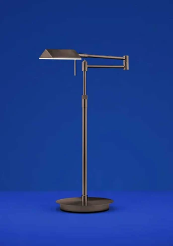 LED stalinė lempa, ruda