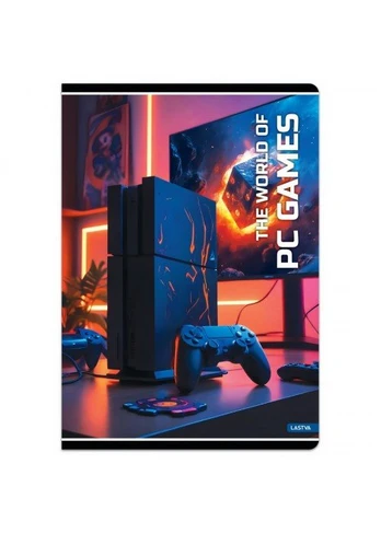 Sąsiuvinis(platus) A5 32lap 80g linija PC GAMES