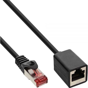 InLine Cat.6, S / FTP, PiMf, 250MHz, juoda, 2m (76902X)