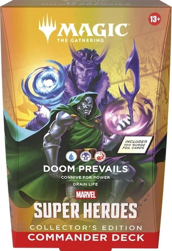 Wizards of the Coast Magic: The Gathering - Marvel Super Heroes Commander Deck - Doom Prevails (Collector's Edition)
